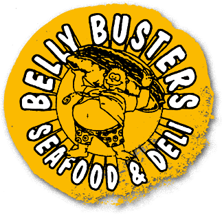 Belly Busters Logo Belly Busters - Seafood & Deli